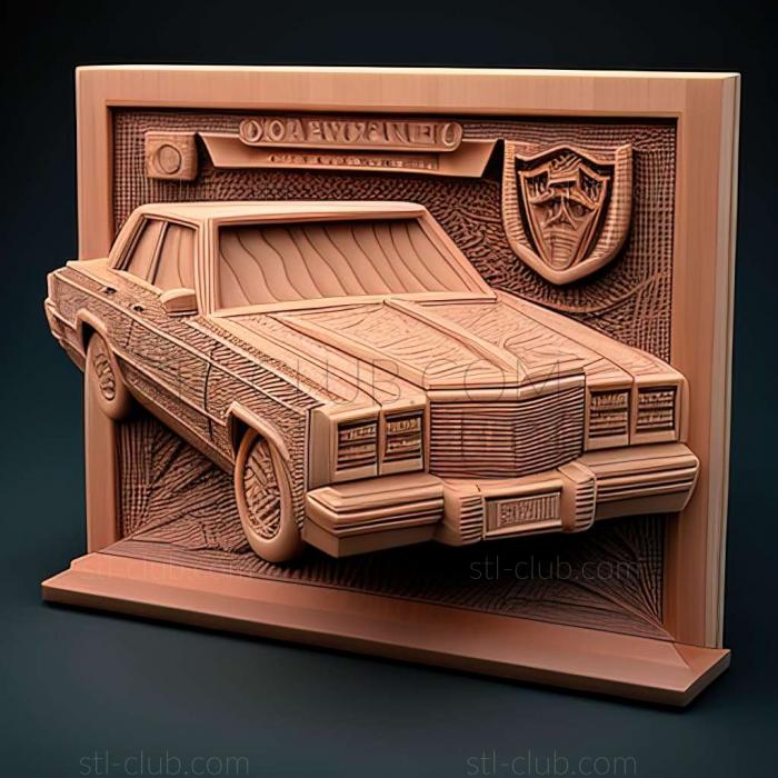 3D модель Cadillac Deville 1985 1993 (STL)